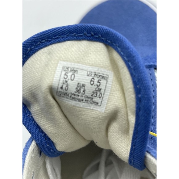 Vans Skate Shoes 721454 Men Size 5 Women’s 6.5 Lace Up Blue White Skateboarding - Picture 7 of 7